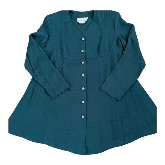 Motherhood Long Sleeve Button Down Top Sz M - Picture 2 of 10